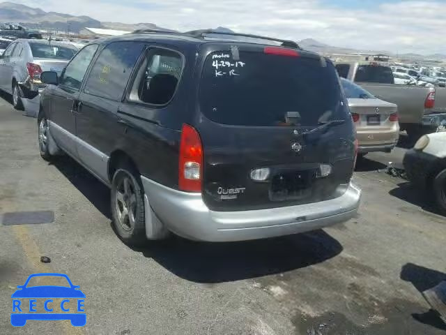 2001 NISSAN QUEST GLE 4N2ZN17T91D811284 Bild 2