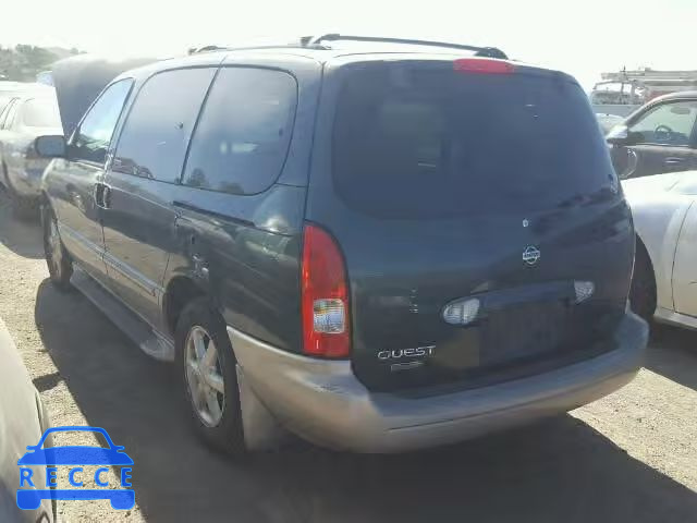 2001 NISSAN QUEST GLE 4N2ZN17T41D802637 image 2