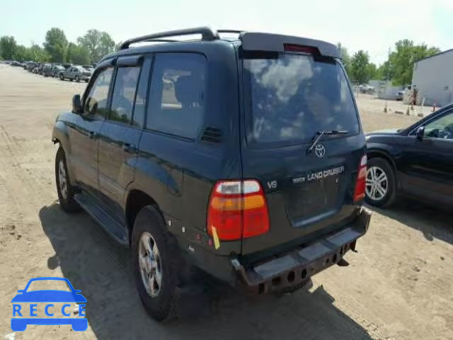 2001 TOYOTA LANDCRUISE JTEHT05J412007269 image 2