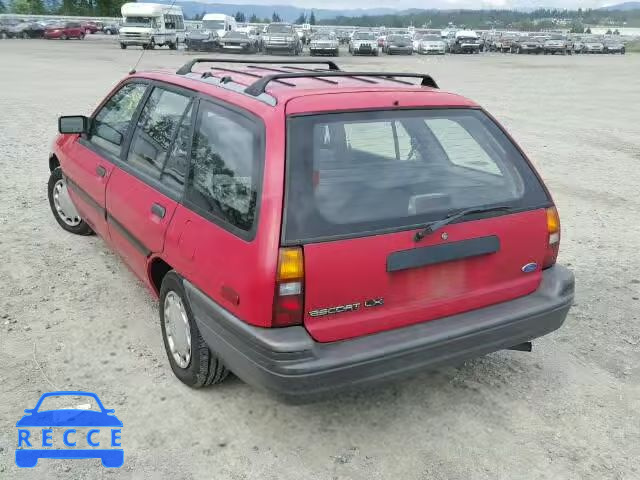 1991 FORD ESCORT LX 3FAPP15J5MR141806 image 2