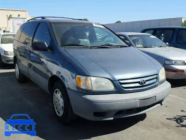 2001 TOYOTA SIENNA 4T3ZF13C91U378221 image 0