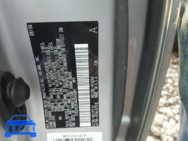 2006 TOYOTA SIENNA 5TDZA23C46S545081 image 9