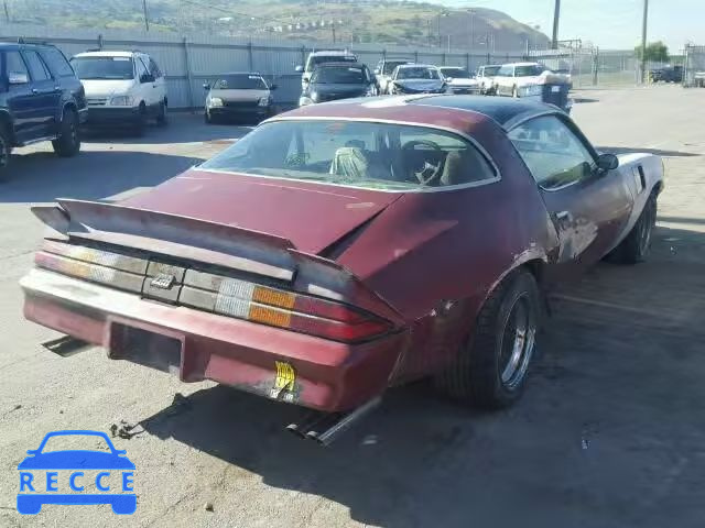 1980 CHEVROLET CAMERO 1P87LAL564535 image 3