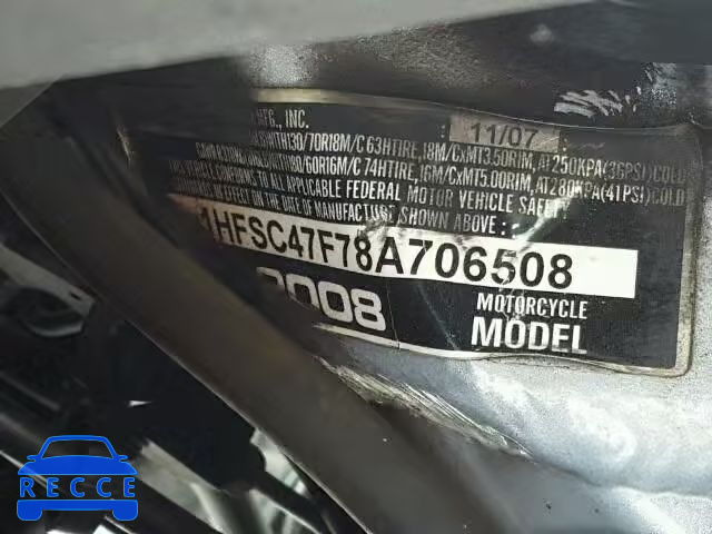 2008 HONDA GL1800 1HFSC47F78A706508 image 9