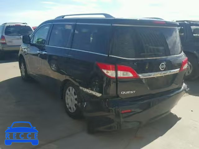 2012 NISSAN QUEST S JN8AE2KP2C9037714 зображення 2