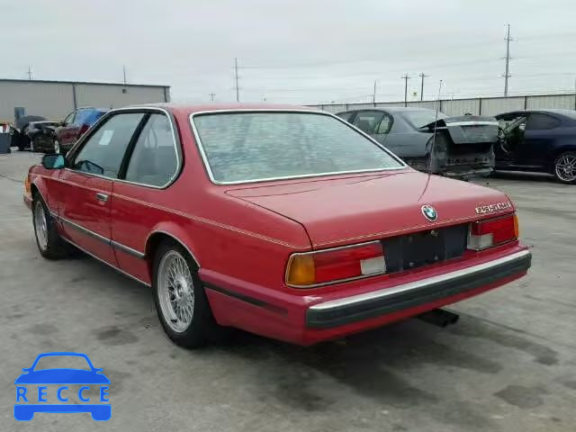 1988 BMW 635CSI AUT WBAEC8410J3266825 image 2