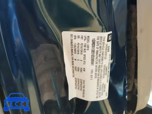 2001 PONTIAC MONTANA LU 1GMDX13E51D290641 image 9