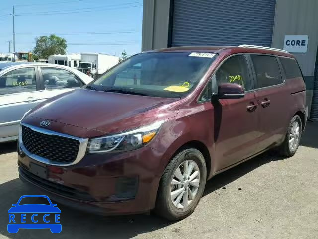 2016 KIA SEDONA LX KNDMB5C15G6091092 image 1