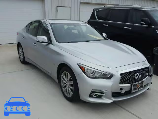 2014 INFINITI Q50 HYBRID JN1AV7AR0EM702723 зображення 0