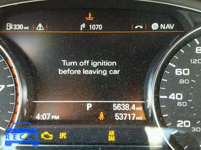 2013 AUDI A8 QUATTRO WAUAGAFD5DN011808 image 7