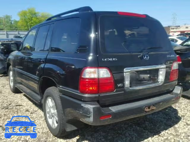 2003 LEXUS LX 470 JTJHT00W233533000 image 2
