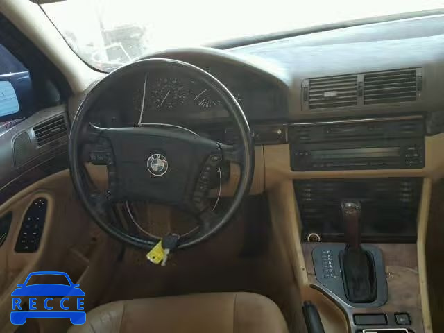 1997 BMW 540I AUTOMATIC WBADE6326VBW51676 image 8