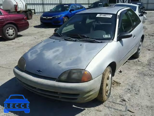 1999 CHEVROLET METRO 2C1MR2269X6709092 зображення 1