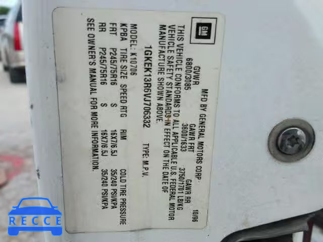 1997 GMC YUKON 1GKEK13R6VJ706332 image 9