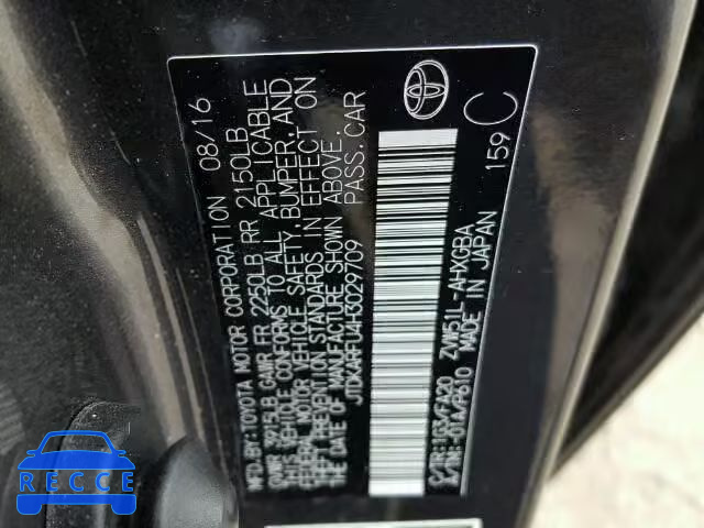 2017 TOYOTA PRIUS JTDKARFU4H3029709 image 9
