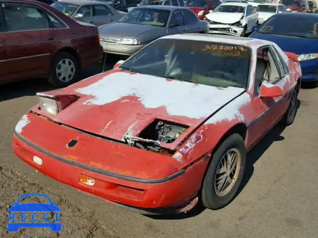 1988 PONTIAC FIERO 1G2PE11R2JP217954 image 1