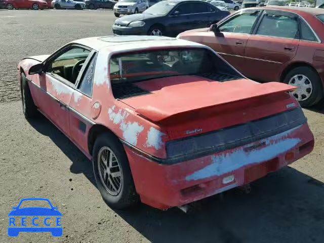 1988 PONTIAC FIERO 1G2PE11R2JP217954 image 2