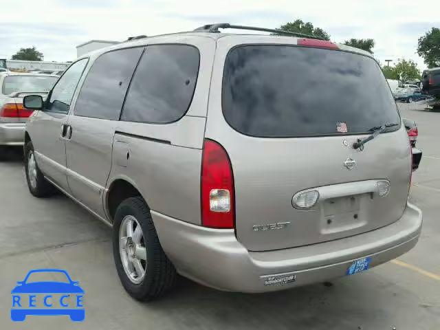 2002 NISSAN QUEST GXE 4N2ZN15T02D803384 image 2