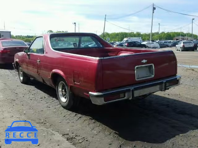 1985 CHEVROLET EL CAMINO 3GCCW80H1FS902335 image 2