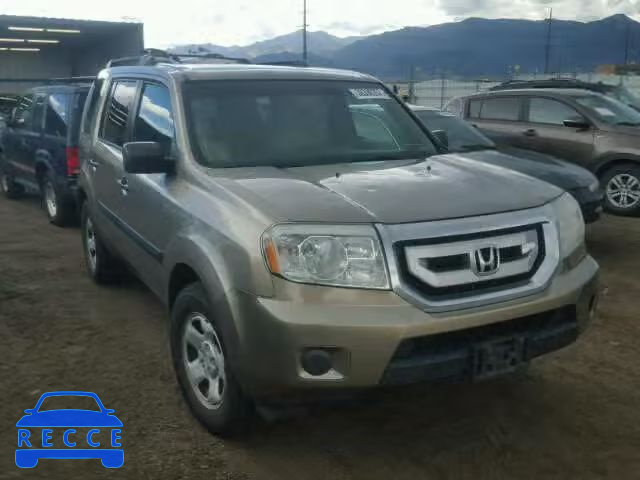 2010 HONDA PILOT LX 5FNYF4H28AB002726 image 0