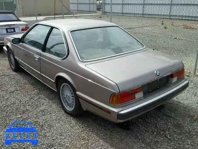 1988 BMW 635CSI AUT WBAEC8419J3266385 image 2