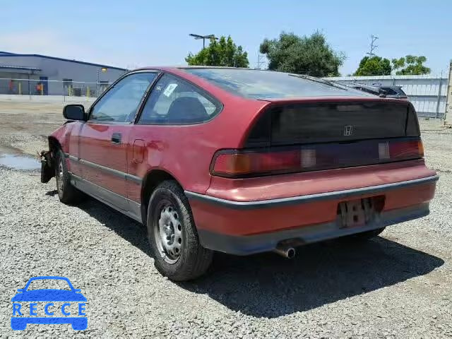 1991 HONDA CIVIC CRX JHMED845XMS008596 зображення 2