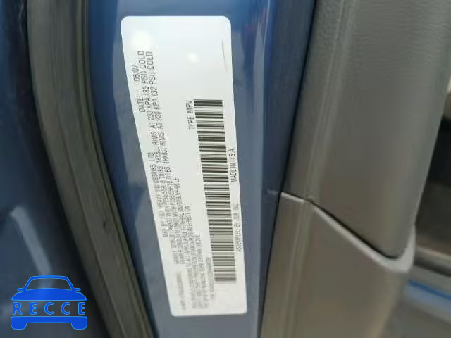 2008 SUBARU TRIBECA 4S4WX91D284404090 image 9