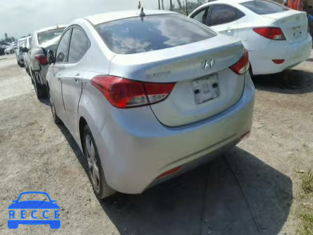 2012 HYUNDAI ACCENT 5NPDH4AE1CH099110 image 2