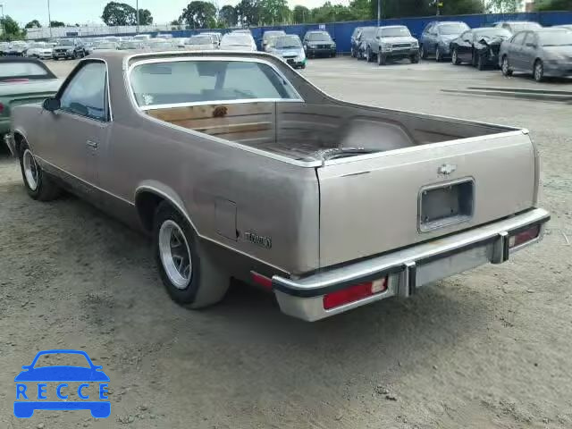 1983 CHEVROLET EL CAMINO 1GCCW80H0DR245821 зображення 2