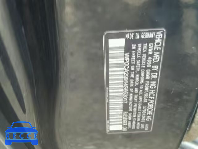 2004 PORSCHE 911 CARRER WP0CA29914S653017 image 9