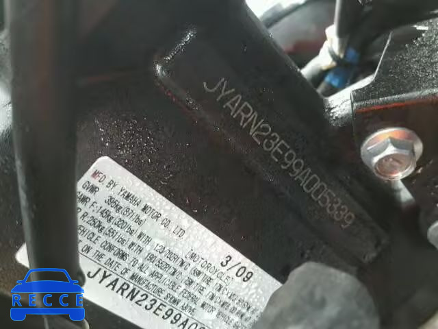 2009 YAMAHA YZFR1 JYARN23E99A005339 image 9