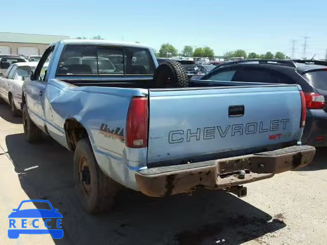 1992 CHEVROLET K1500 1GCEK14Z4NE185419 image 2