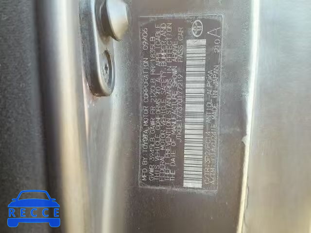 2007 TOYOTA SCION JTKDE177370177219 image 9
