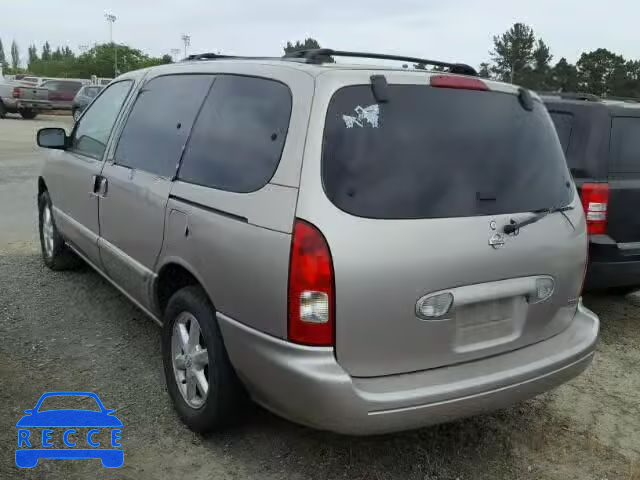 2001 NISSAN QUEST GLE 4N2ZN17T41D823813 image 2