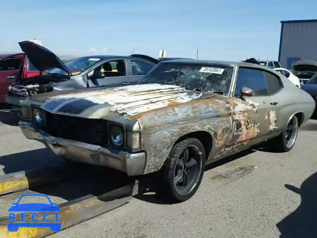 1972 CHEVROLET CHEVELL SS 1D37H2R599744 image 1
