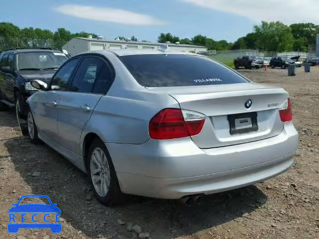 2007 BMW 328I SULEV WBAVC53547FZ76871 image 2