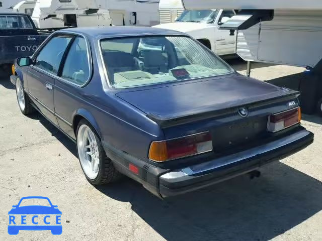 1987 BMW M6 WBAEE140XH2560631 image 2