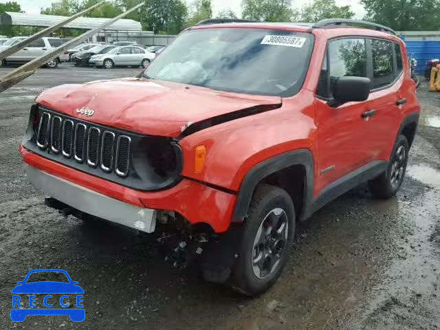 2016 JEEP RENEGADE S ZACCJBAWXGPD63905 image 1