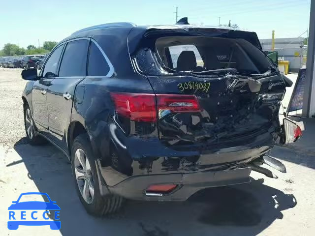 2014 ACURA MDX 5FRYD3H29EB002139 Bild 2