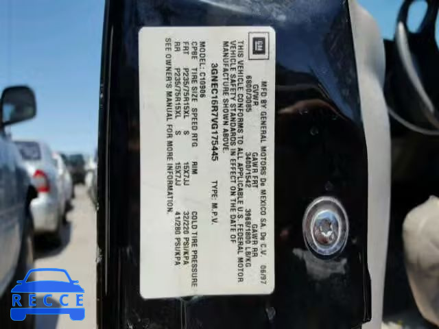 1997 CHEVROLET C1500 SUBU 3GNEC16R7VG175445 image 9