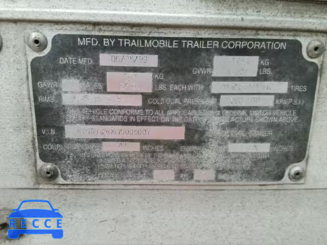 2000 TRAI TRAILER 1PT01JAH6Y9005007 зображення 9