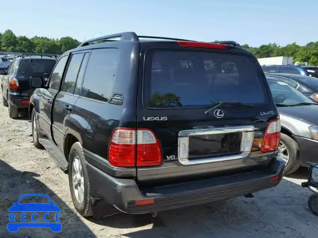 2003 LEXUS LX 470 JTJHT00W233532011 image 2