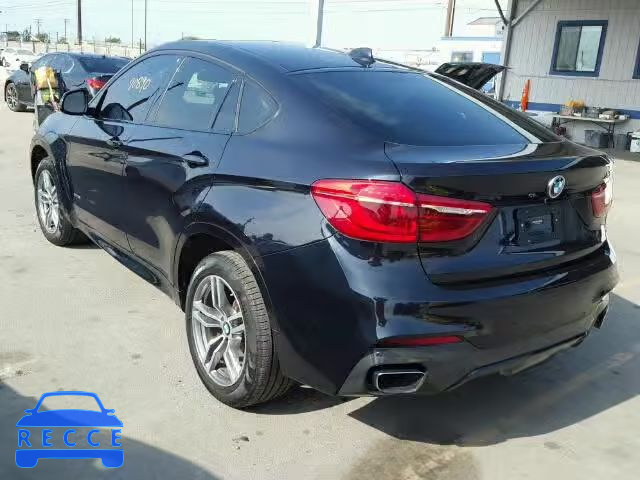 2016 BMW X6 XDRIVE3 5UXKU2C54G0N80622 image 2