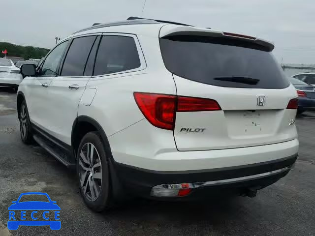 2016 HONDA PILOT ELIT 5FNYF6H07GB064301 зображення 2