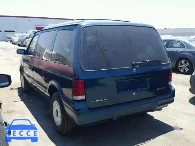 1995 PLYMOUTH VOYAGER 2P4GH253XSR263543 зображення 2