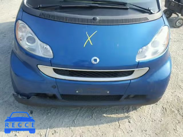 2009 SMART FORTWO WMEEJ31X09K210374 зображення 6