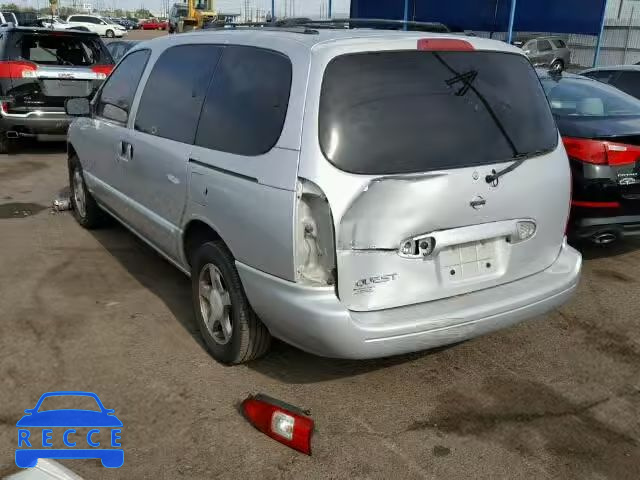 2001 NISSAN QUEST GXE 4N2ZN15T11D828096 image 2