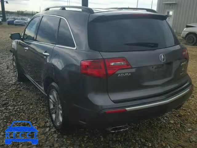 2011 ACURA MDX Advance 2HNYD2H76BH004681 image 2