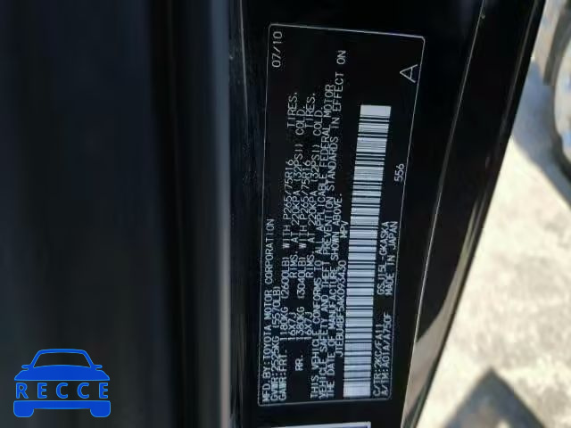2010 TOYOTA FJ CRUISER JTEBU4BF5AK093430 image 9