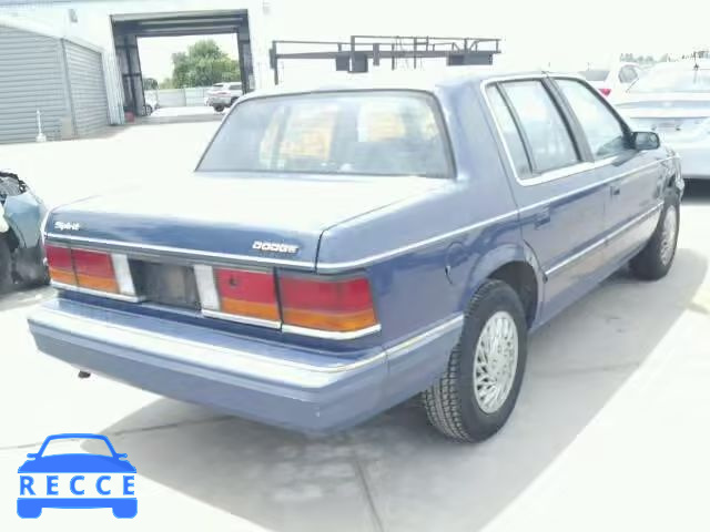 1991 DODGE SPIRIT 1B3XA46K8MF561630 image 3